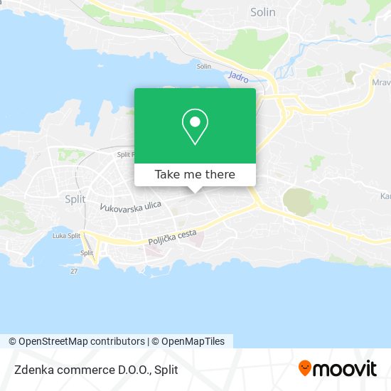 Zdenka commerce D.O.O. map