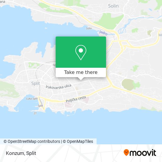 Konzum map