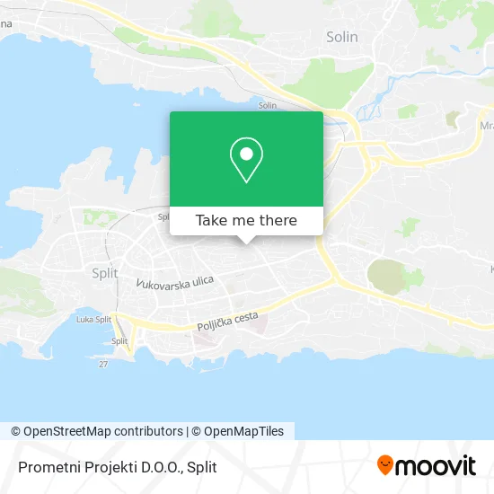 Prometni Projekti D.O.O. map