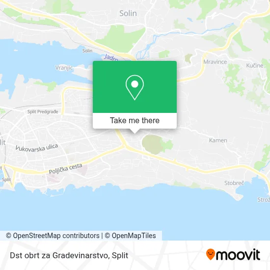 Dst obrt za Gradevinarstvo map