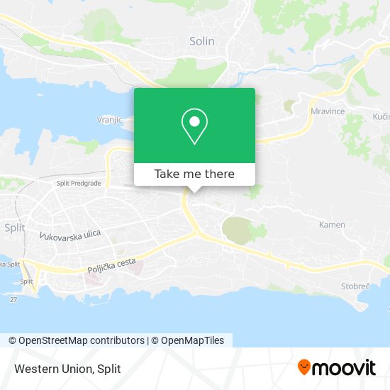 Western Union map