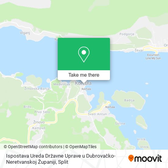 Ispostava Ureda Državne Uprave u Dubrovačko-Neretvanskoj Županiji map