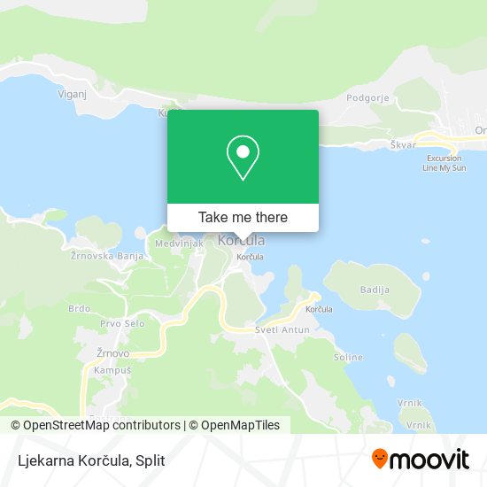 Ljekarna Korčula map