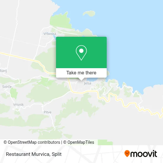 Restaurant Murvica map