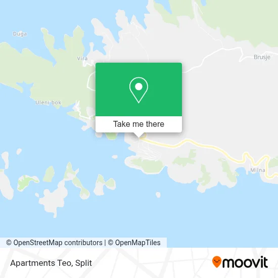 Apartments Teo map