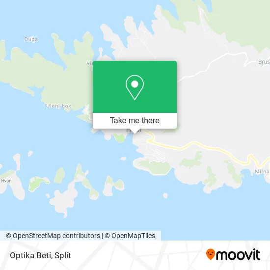 Optika Beti map