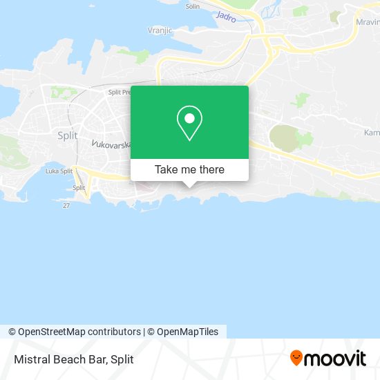 Mistral Beach Bar map