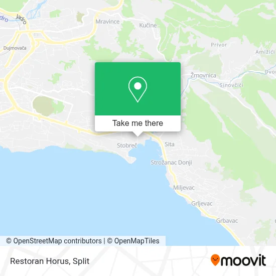 Restoran Horus map