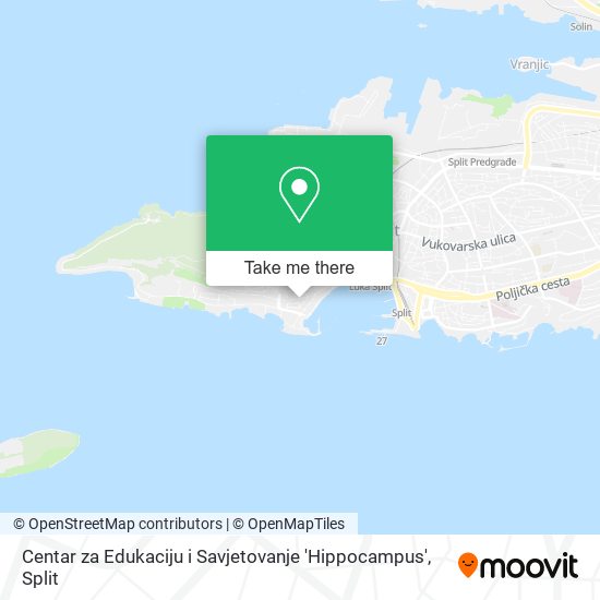 Centar za Edukaciju i Savjetovanje 'Hippocampus' map