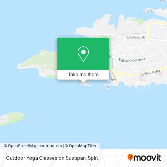 Outdoor Yoga Classes on Sustipan map
