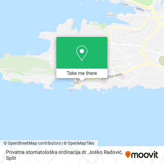 Privatna stomatološka ordinacija dr. Joško Radović map