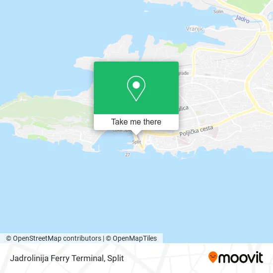 Jadrolinija Ferry Terminal map