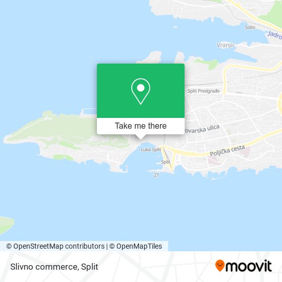 Slivno commerce map