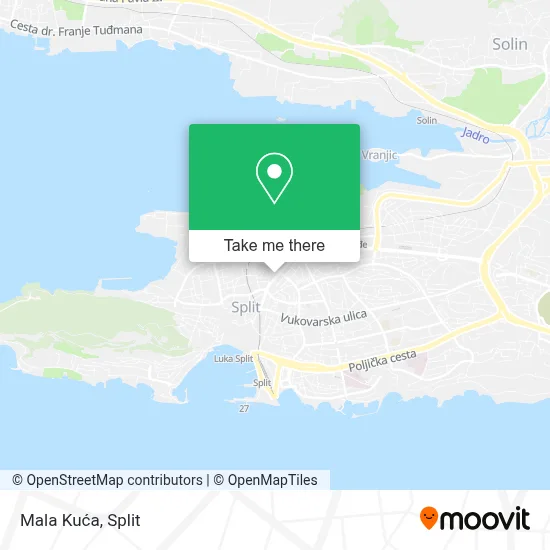 Mala Kuća map