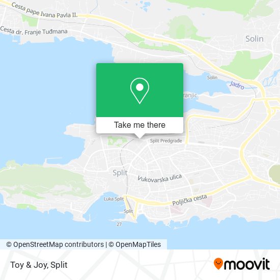 Toy & Joy map