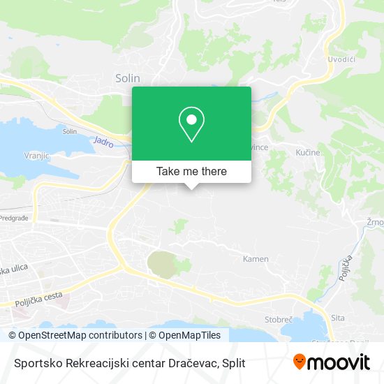 Sportsko Rekreacijski centar Dračevac map