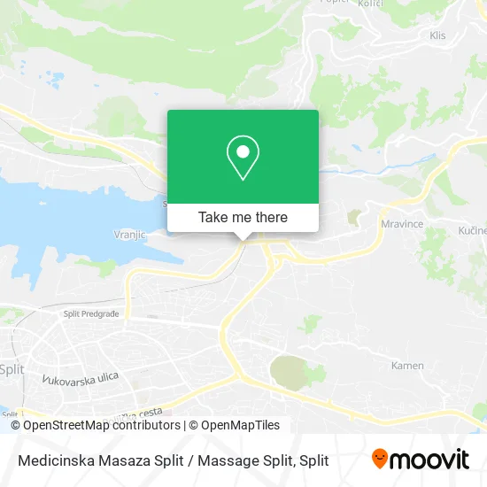 Medicinska Masaza Split / Massage Split map