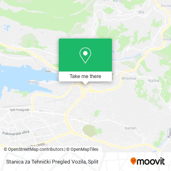 Stanica za Tehnički Pregled Vozila map