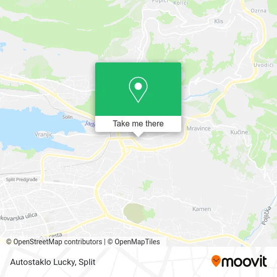 Autostaklo Lucky map