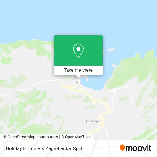 Holiday Home Vis Zagrebacka map