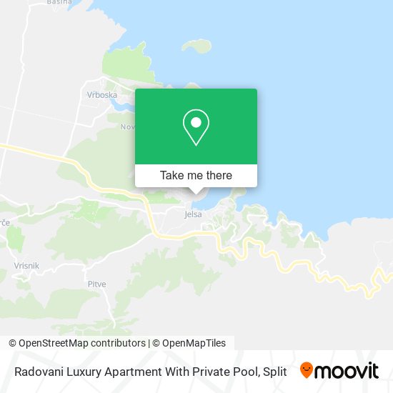 Radovani Luxury Apartment With Private Pool map
