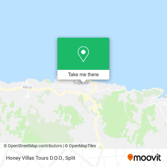 Honey Villas Tours D.O.O. map