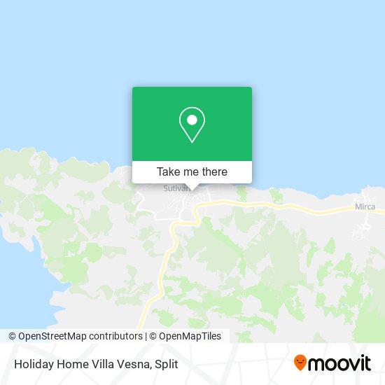 Holiday Home Villa Vesna map