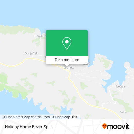 Holiday Home Bezic map