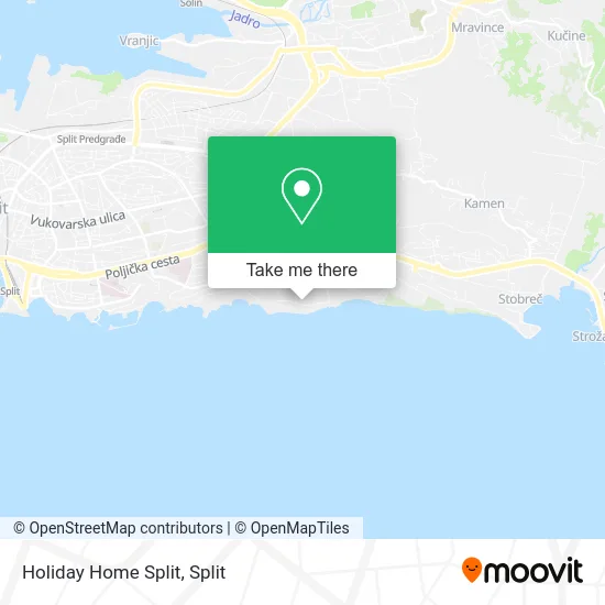 Holiday Home Split map