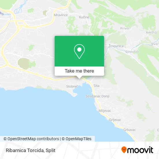 Ribarnica Torcida map