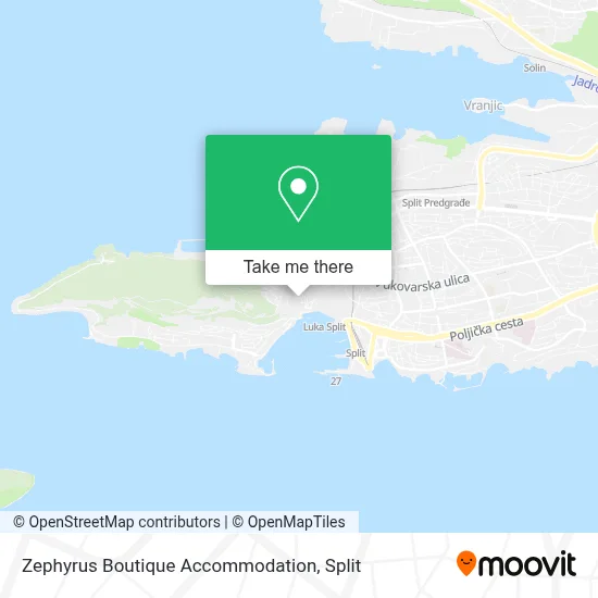 Zephyrus Boutique Accommodation map