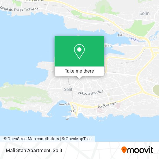 Mali Stan Apartment map