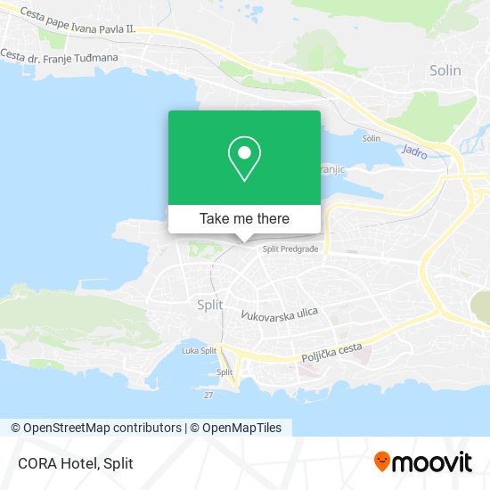 CORA Hotel map