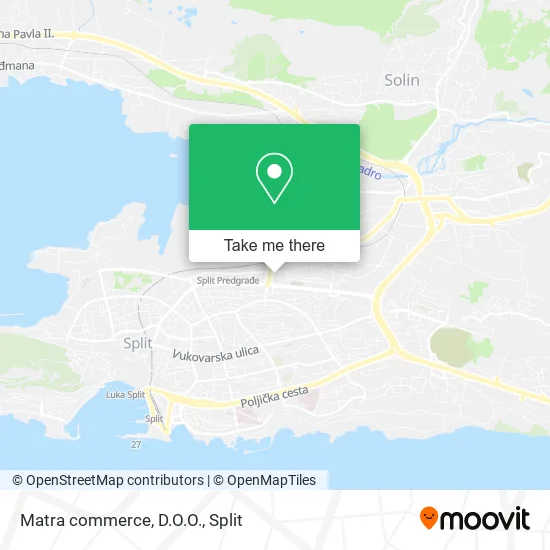 Matra commerce, D.O.O. map