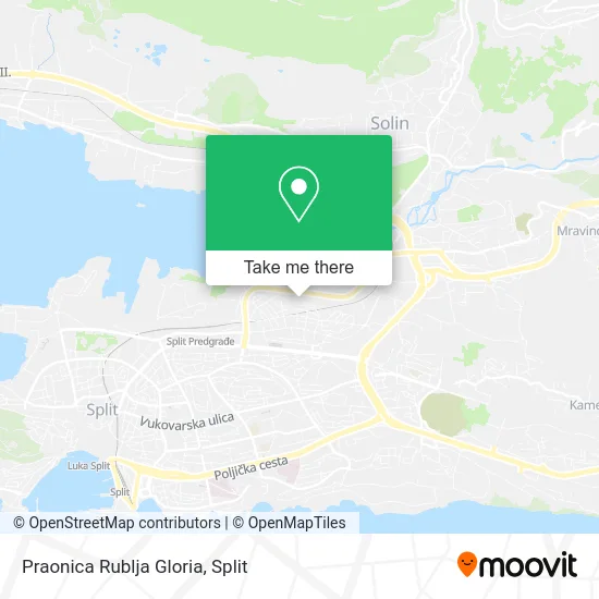 Praonica Rublja Gloria map