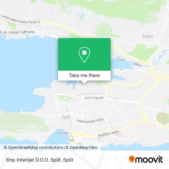 Đnp Interijer D.O.O. Split map