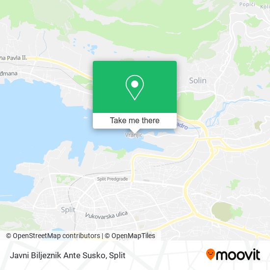 Javni Biljeznik Ante Susko map