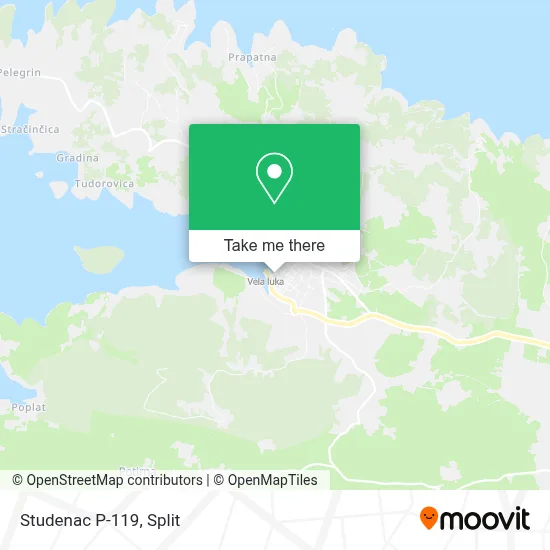 Studenac P-119 map