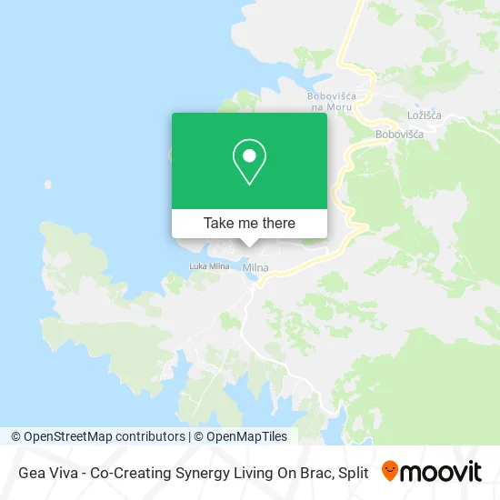 Gea Viva - Co-Creating Synergy Living On Brac map