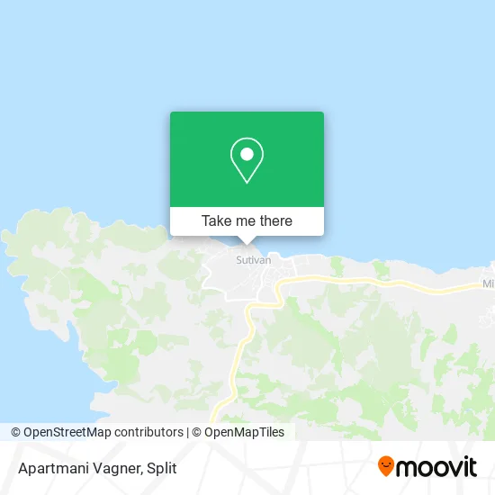 Apartmani Vagner map