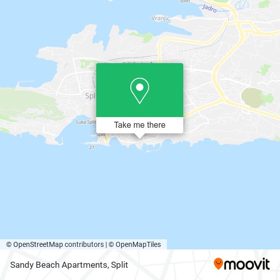 Sandy Beach Apartments map