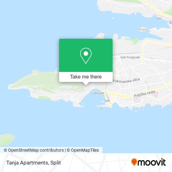 Tanja Apartments map