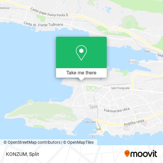 KONZUM map