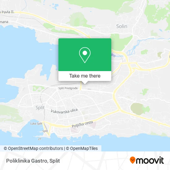 Poliklinika Gastro map