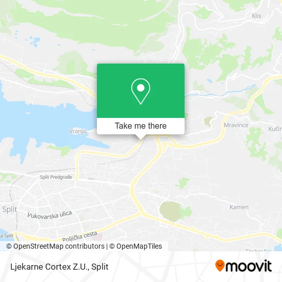 Ljekarne Cortex Z.U. map