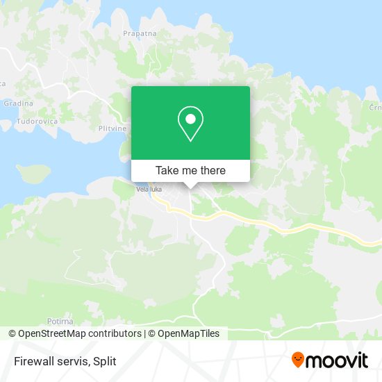 Firewall servis map