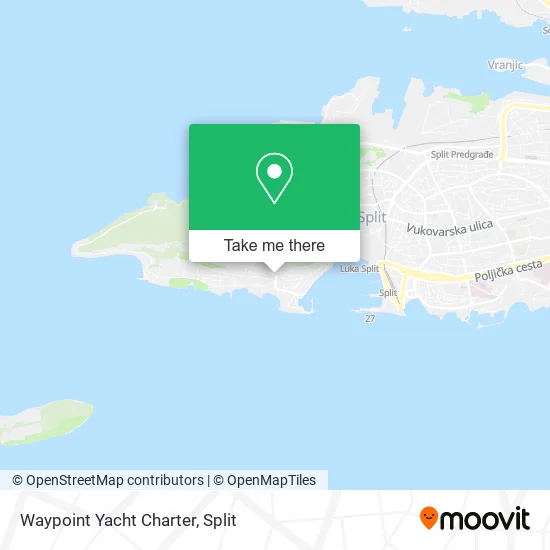 Waypoint Yacht Charter map