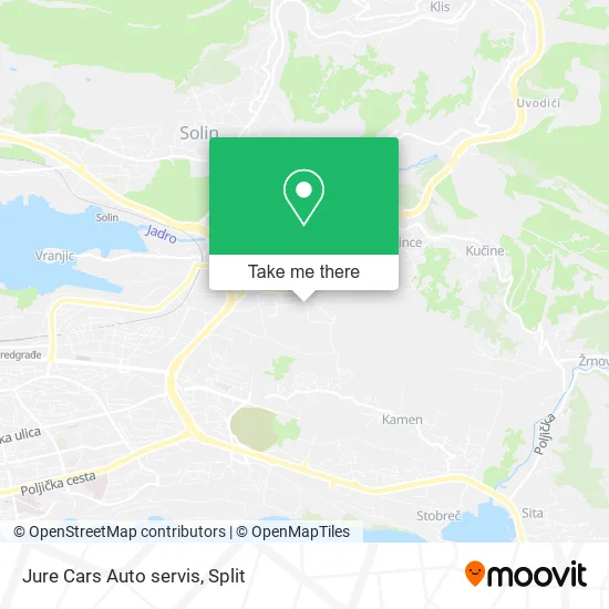 Jure Cars Auto servis map