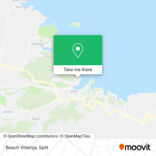 Beach Vitarnja map