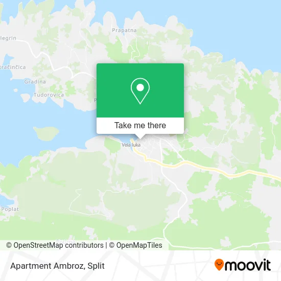 Apartment Ambroz map